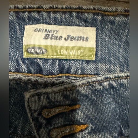 Old Navy Low Waist Blue Jeans Size 14 - Picture 3 of 4